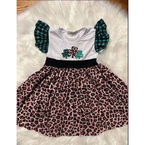 St. Patrick's Day Girl Twirly Dress 5/6